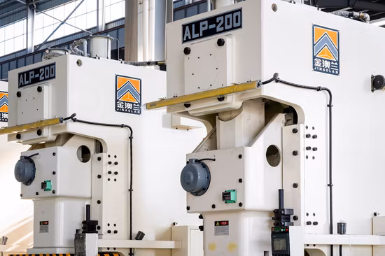 Gas Meter Casing Production Line Pneumatic Power Press Metal Parts Making Punching Machine Alp 200 Ton